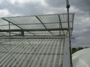 Ceiling  Cover with Polycarbonate Sheets